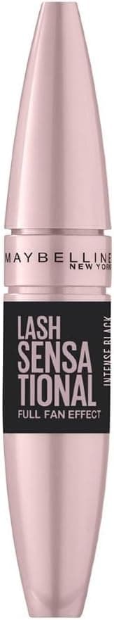 Maybelline New York Mascara Ciglia Sensazionali, Volumizzante, Effetto Ventaglio sulle Ciglia, Intense Black, 9,5 ml