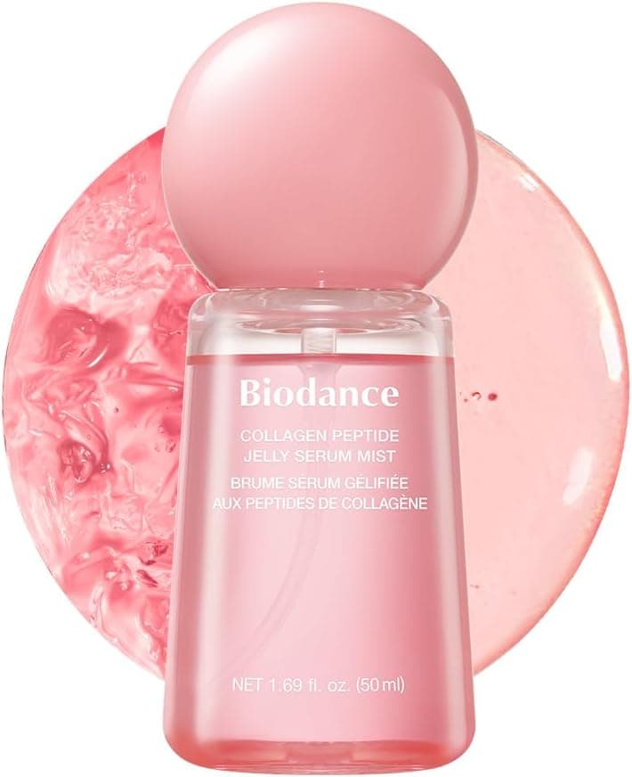 BIODANCE Jelly Serum Mist al Collagene Peptidico – Spray Viso Idratante Effetto "Glass Skin", Anti-Age Rimpolpante, Hydrogel Spray Innovativo, Skincare Coreana | 50 ml