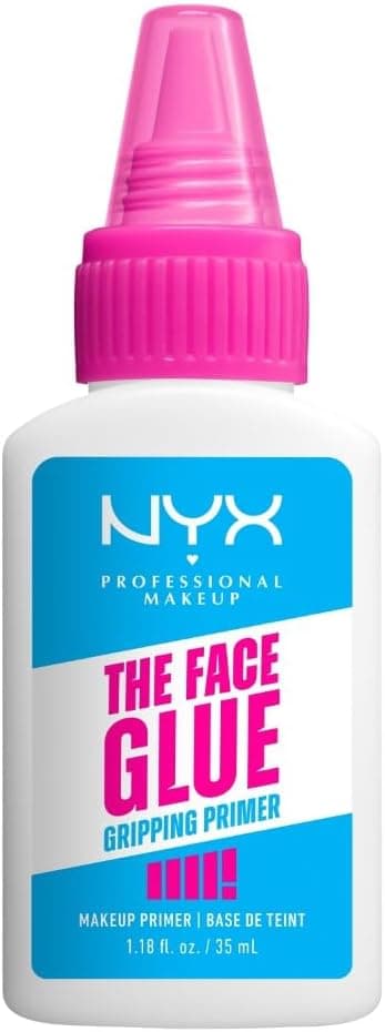 NYX Professional Makeup Gripping Primer, Per Tutti i Tipi di Pelle, Azione Idratante e Grip, Pelle idratata fino a 24H, Con Sciroppo d'Acero e Acido Poliglutammico, The Face Glue, 35 ml