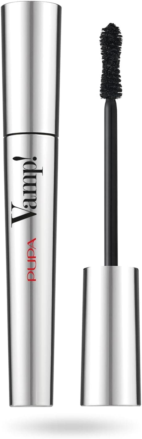 Pupa Mascara Vamp! (Colore Extra Black) - Ciglia dal Volume smisurato e intensificate con Penna ultra slim, Tratto facile e super sottile