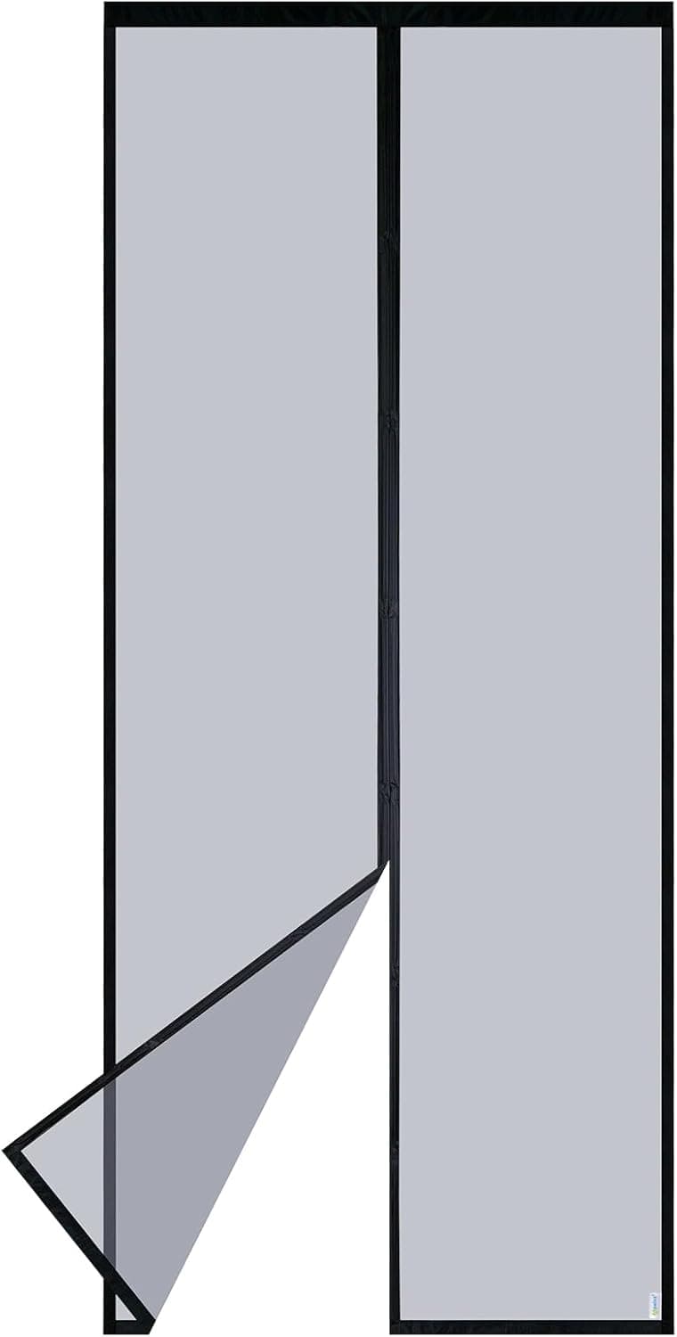 Apalus VP Zanzariera Magnetica per Porta Balcone 65×200 cm, 2× più resistente del modello Classico, anti-graffio per gatti, magneti più forti, fascia auto-adesiva larga 3,8 cm, non accorciabile