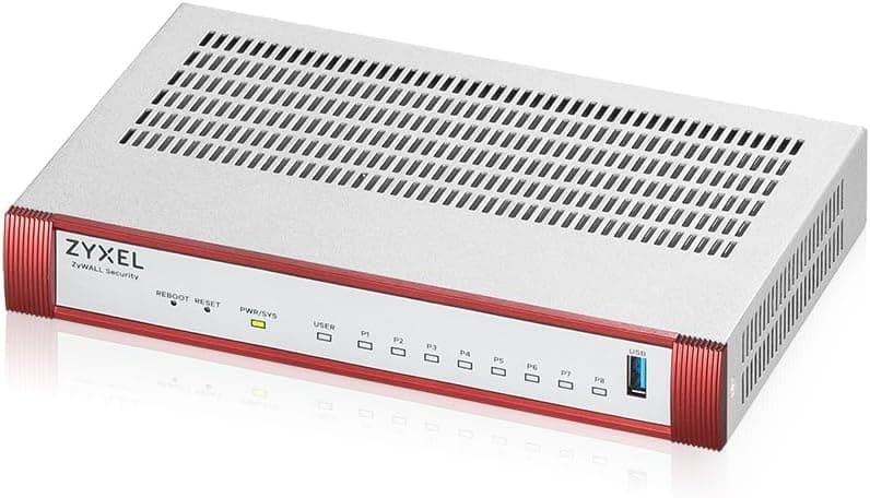 Zyxel USGFLEX100H ZyWALL Firewall di Sicurezza Informatica ad Alta Velocità | Solo Hardware | VPN | Business Class | Fino a 50 Utenti | Opzione Nebula Cloud