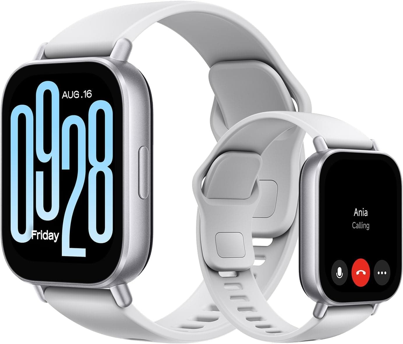 XIAOMI Redmi Watch 5 Active, Smartwatch con display LCD 2", Chiamate Bluetooth, Autonomia 18 giorni, Resistenza Acqua 5ATM, Monitoraggio Frequenza Cardiaca e SpO2, 140+ modalità Fitness, Argento