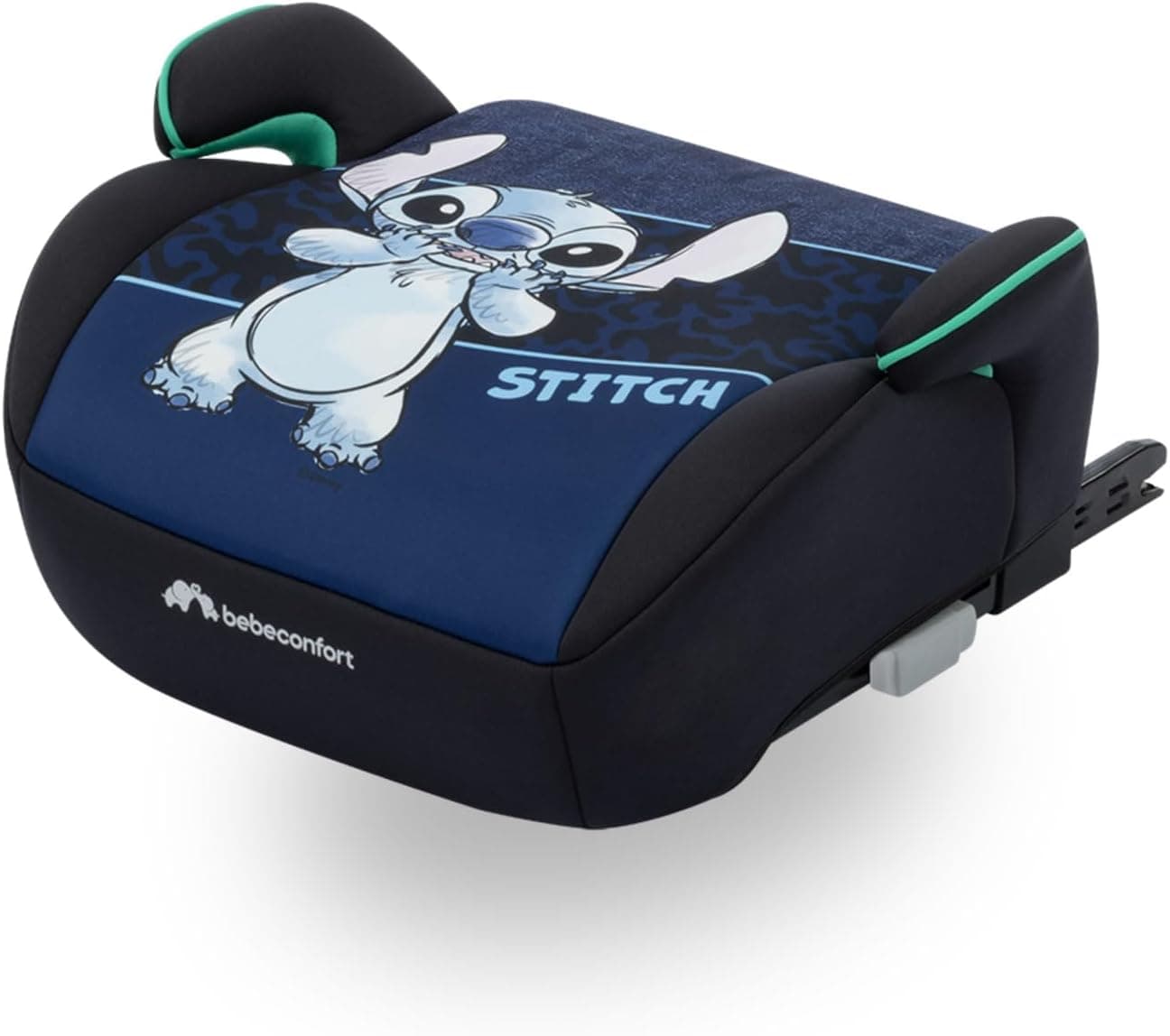 Bebeconfort Disney Manga i-Fix, Alzatina Auto Bimbi 6–12 Anni, 128–150 cm, Rialzo Auto Bambini, Seggiolino Auto Isofix, Leggero, Installazione Facile, Imbottito, Tessuti Morbidi, Authentic Stitch