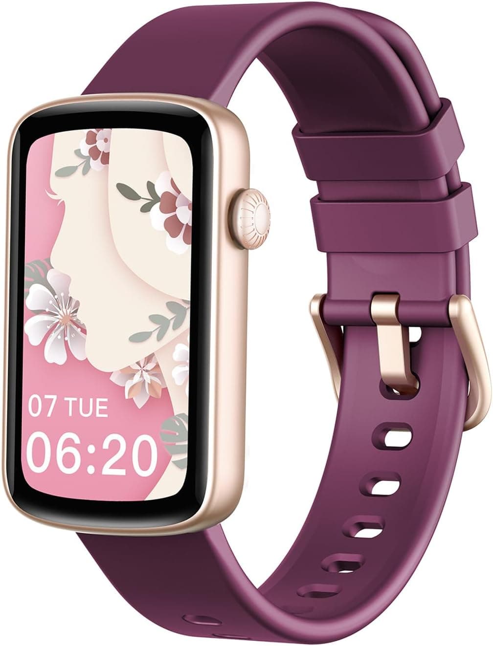 Smartwatch Donna Piccolo Elegante, Orologio Smart Watch 30 Giorni di Standby Monitoraggio Salute, Multisport Notifiche Messaggi, Resistente all'acqua 5ATM, Compatibile iOS Android Viola