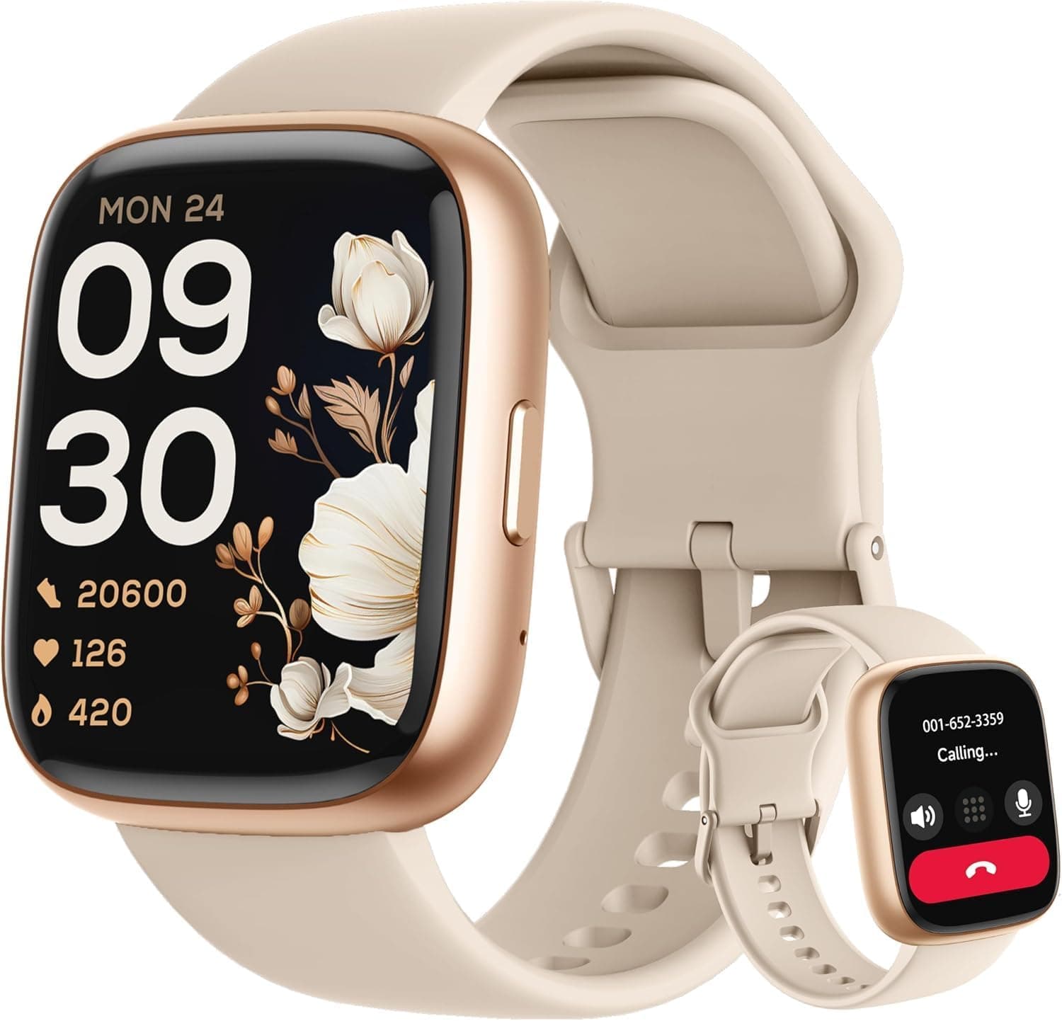 LODIMEKE Smartwatch Uomo Donna con Alexa, 1.83'' Orologio Chiamate, Stress, Impermeabile IP68, Monitoraggio Salute (Frequenza Cardiaca/SpO2/Sonno), 100+ Modalità Sport, Regalo Android iOS