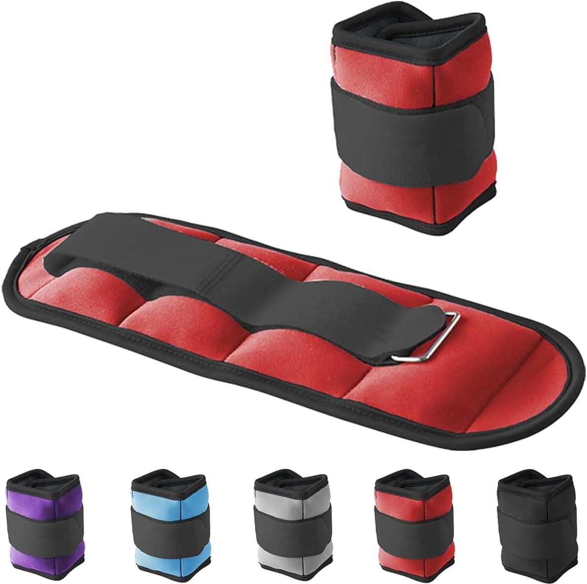 G5 HT SPORT Cavigliere Appesantite Polsiere Appesantite | Regolabili Con Chiusura a Strappo | per Fitness, Yoga, Riabilitazione, Jogging, Ginnastica, Aerobica, Palestra