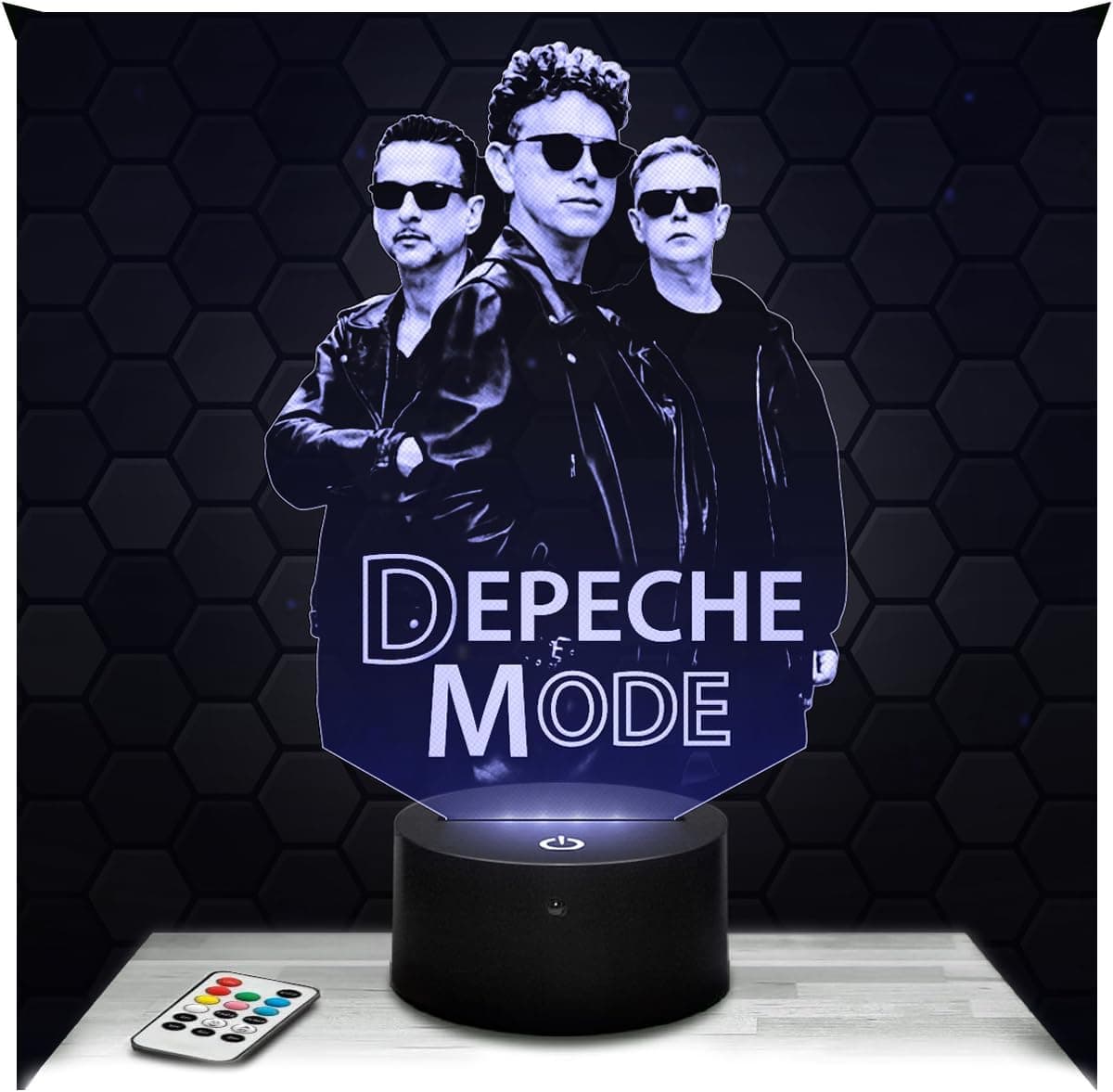 Lampephoto.fr - Lampada 3D D. Mode Gruppo Rock Electro, Luce Notturna Tattile Led, Effetto Ologramma 3D, Idea Regalo Natale Compleanno Uomo Donna, Oggetto decorativo per camera TOP