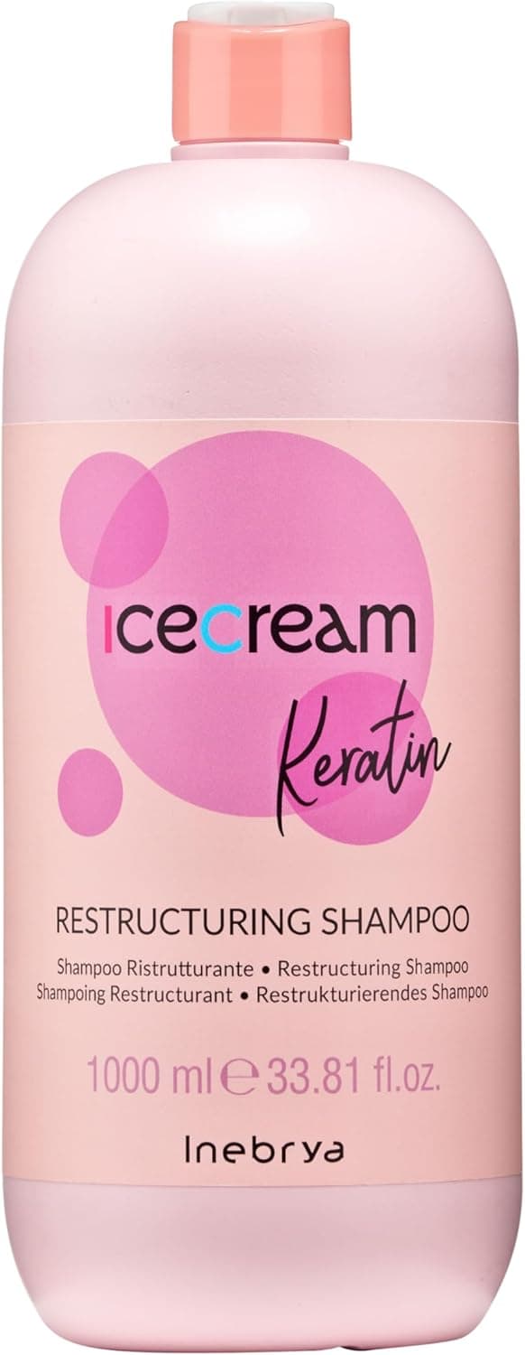 Inebrya Ice Cream Keratin Restructuring Shampoo - Shampoo Ristrutturante 1000ml