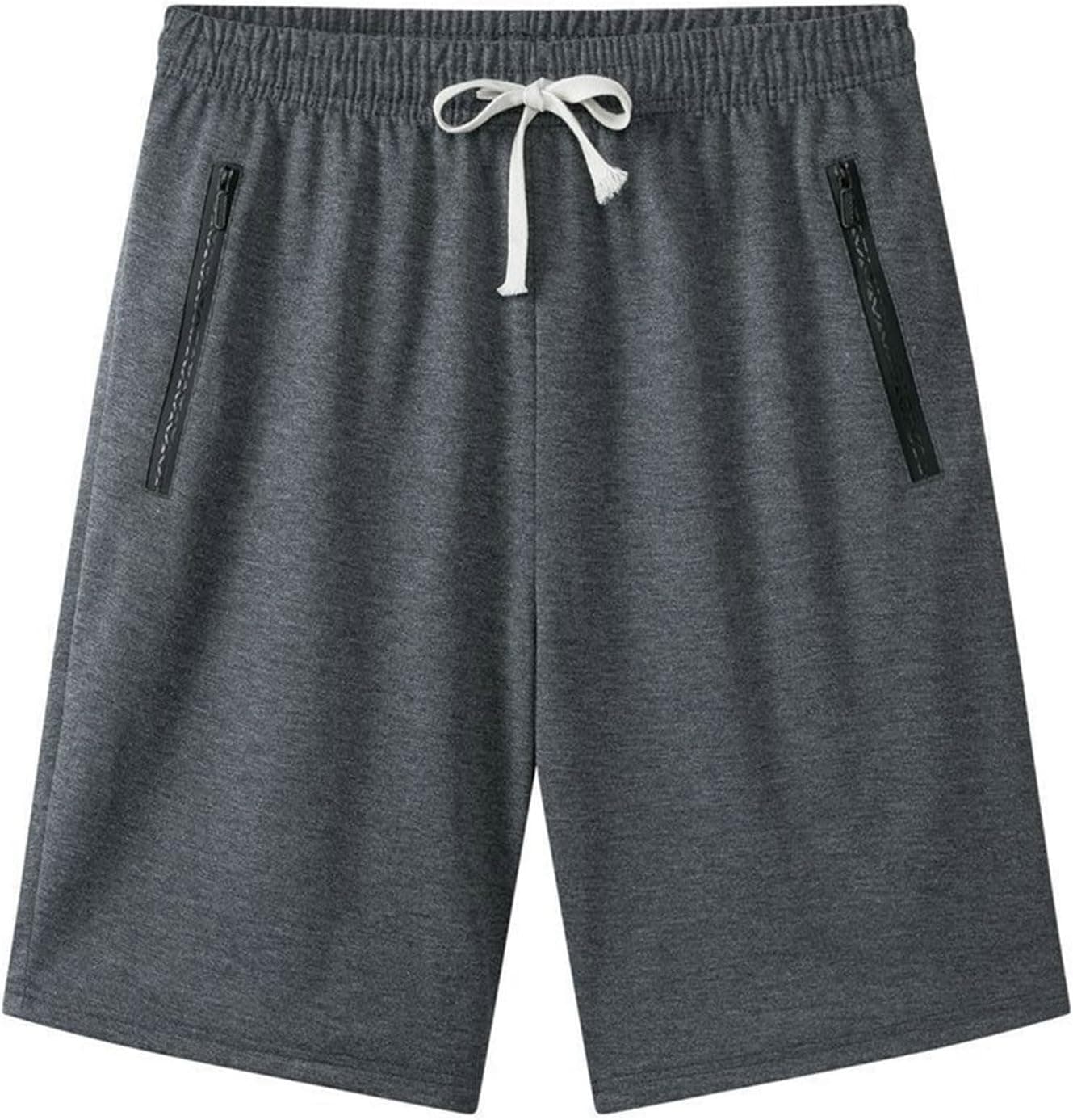 Pantaloncini Uomo Leggeri Taglie Forti Bermuda Estivi 2026 Pantaloncini da Sportivo Casual Shorts Larghi Elastico in Vita Pantaloni Corti con Tasche
