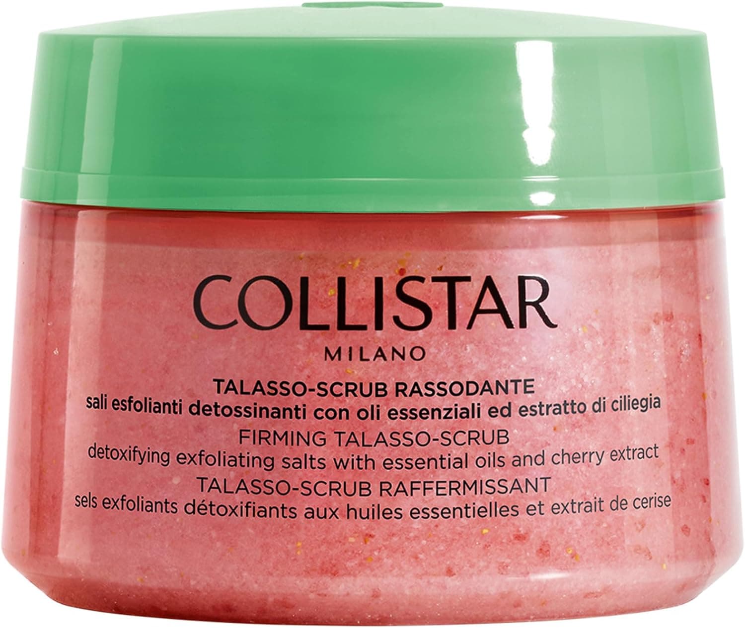 Collistar Talasso Scrub Rassodante, Scrub Corpo con Sale Rosso delle Hawaii ed Estratto di Ciliegia, Azione Purificante, Levigante e Rassodante, Tutti i Tipi di Pelle, 700 g