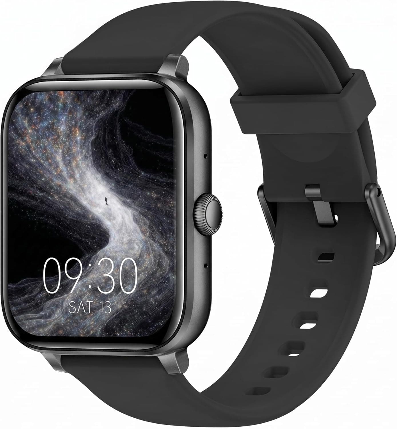 Smartwatch Uomo Donna, 1.85" Orologio Smartwatch con Effettua/Risposta Chiamate, 130+ Sportive Smart Watch con Contapassi/SpO2/Cardiofrequenzimetro, Impermeabil IP68 per iOS Android Atro
