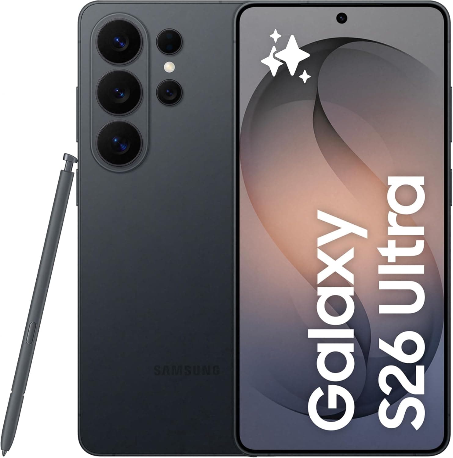 Samsung Galaxy S26 Ultra Smartphone AI, 512GB, 3 anni di Garanzia, Privacy Display Integrato, Processore Potente, Assistente Foto, Camera 200 MP, 5000 mAh, Black [Versione italiana]