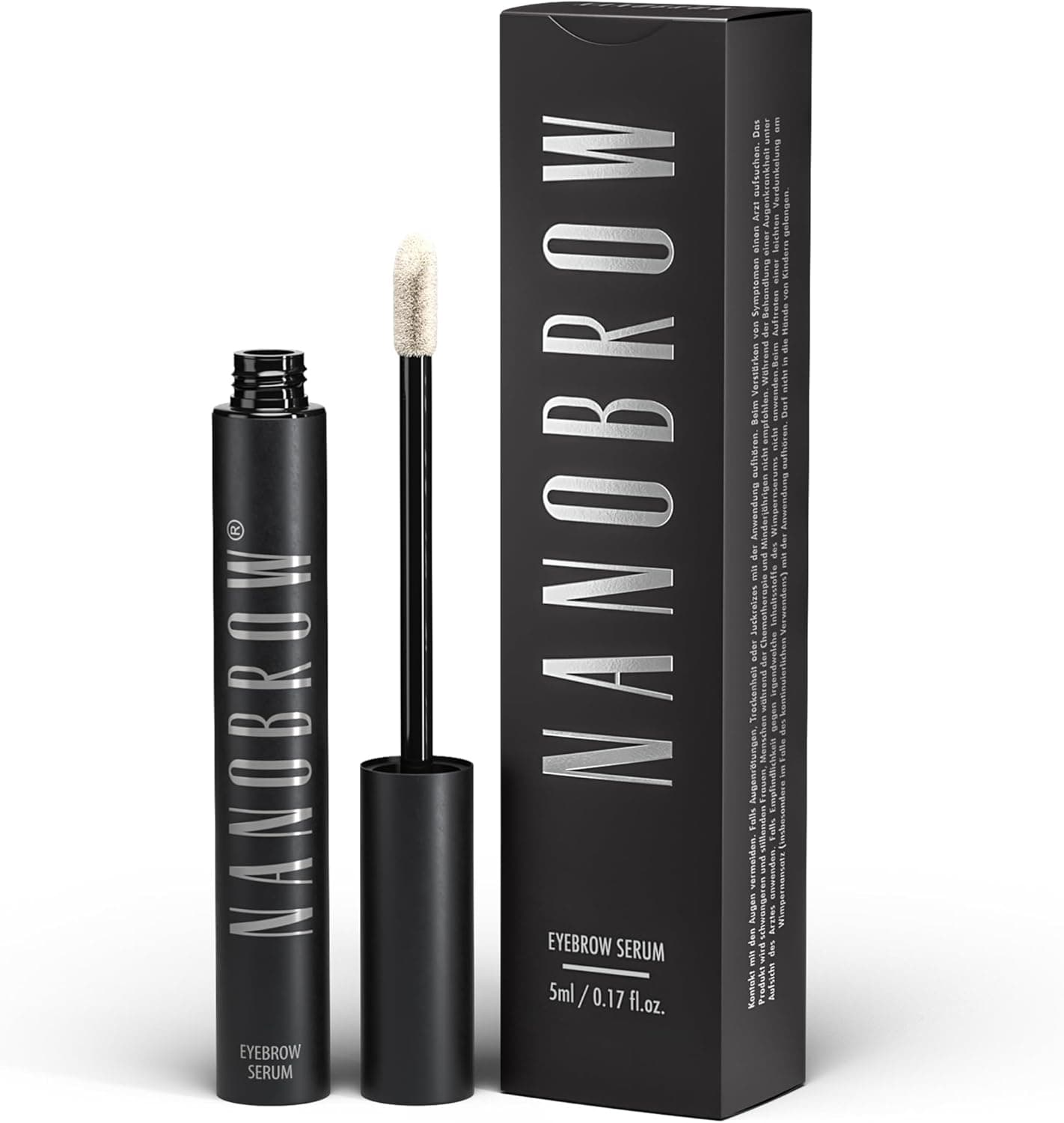 Siero per sopracciglia Nanobrow Eyebrow Serum - Balsamo per sopracciglia, Accelera la crescita, rafforza e infoltisce le sopracciglia