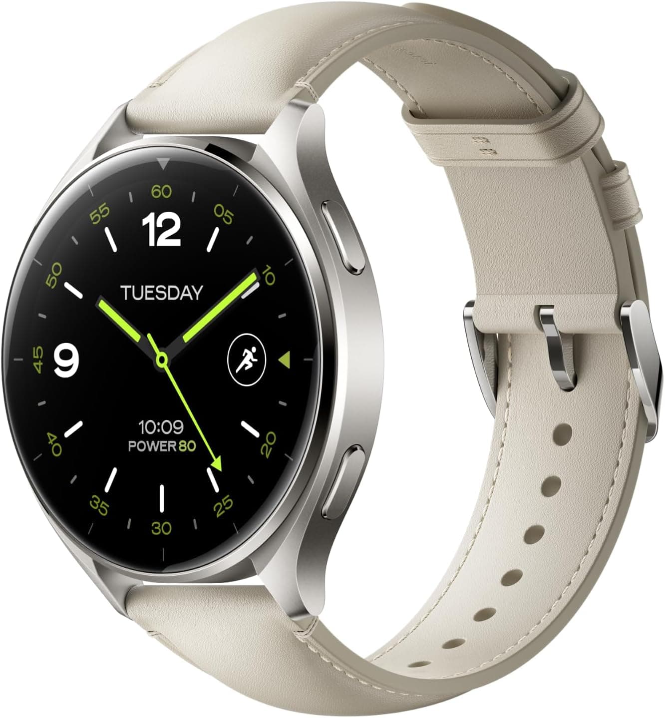 Xiaomi Watch 2 (Smartwatch), Google Wear OS, Display AMOLED 1.43", Autonomia Fino a 65 ore, 160+ Modalità Sportive, Snapdragon W5+ Gen1, 5ATM, Monitoraggio Salute, GNSS L1+L5 a 5 Sistemi, Titan Grigio