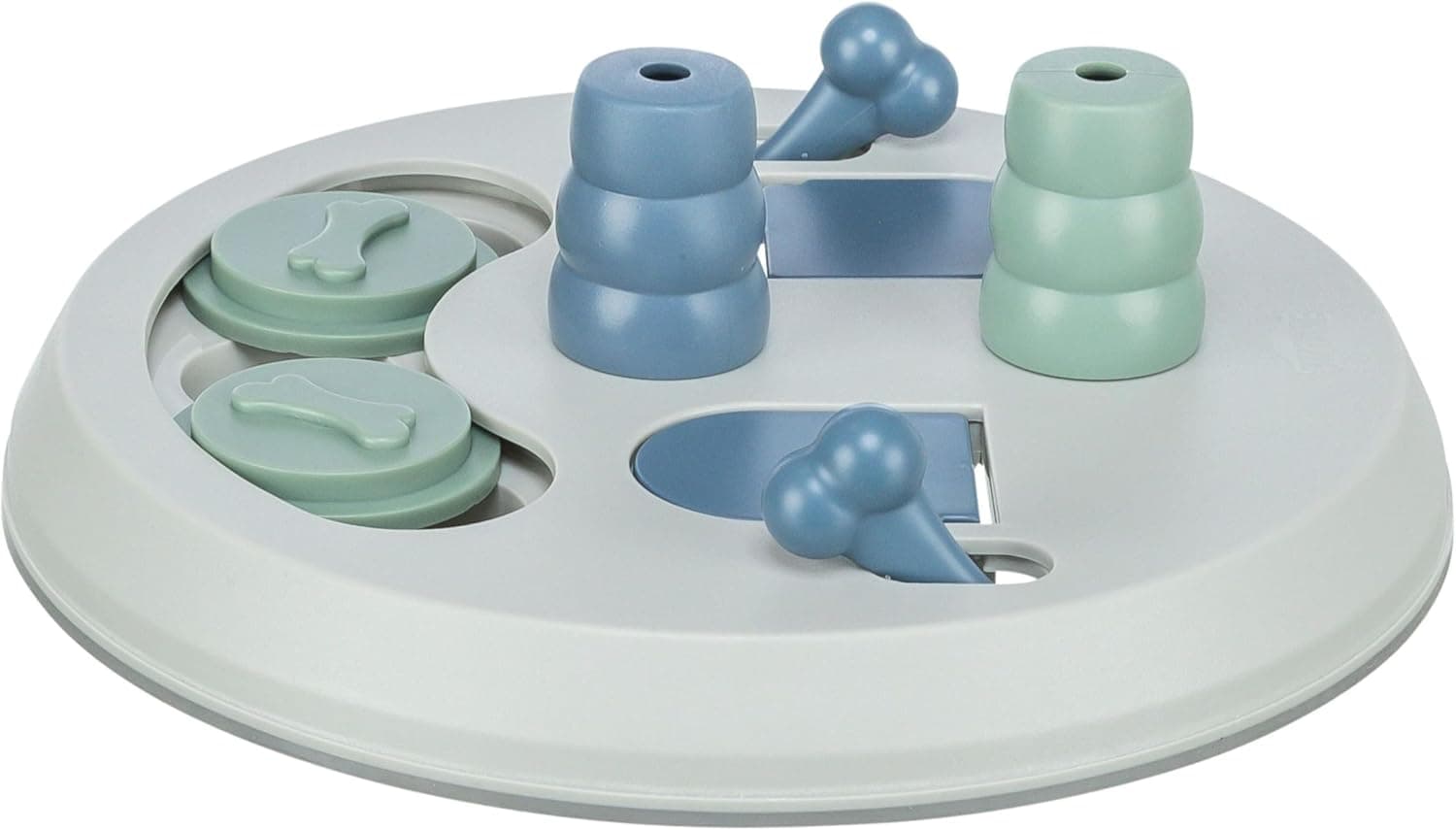 TRIXIE Dog Activity Flip Board – giocattolo intelligente interattivo per cani – stimola il problem-solving, l'arricchimento mentale & la curiosità naturale – ø 23 cm