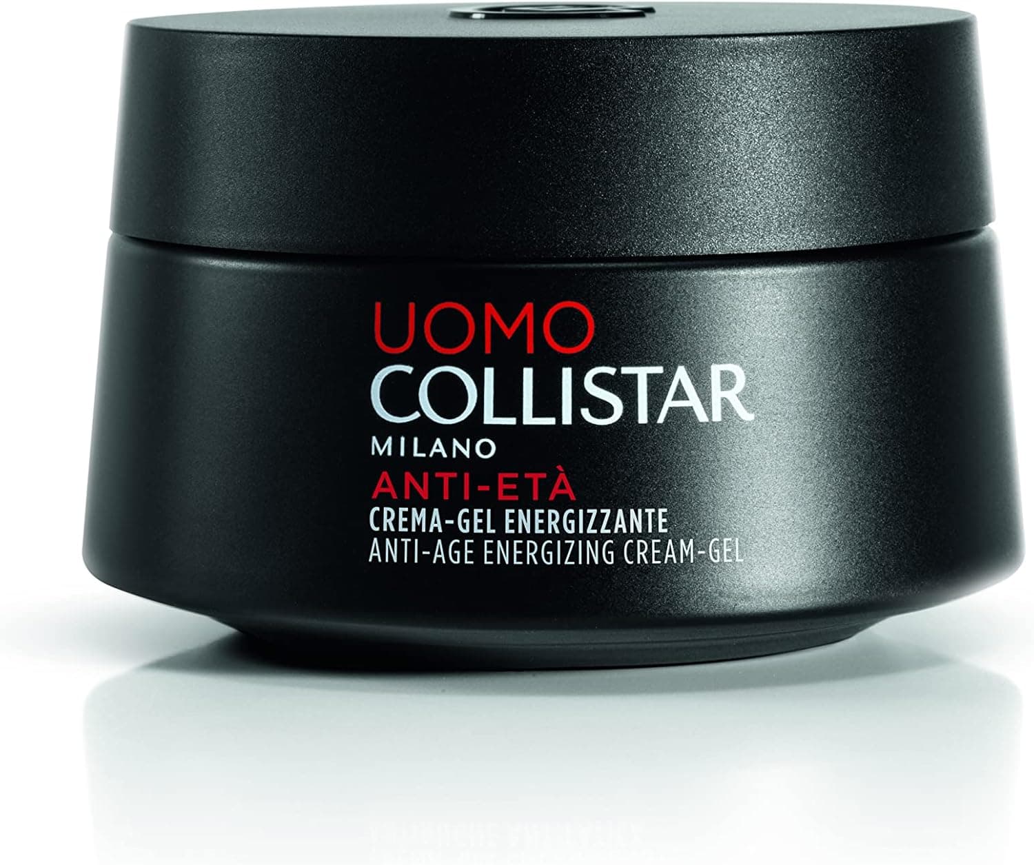 Collistar Linea Uomo Crema-Gel Energizzante, Azione Antirughe e Antifatica, Fresca, Ottima per Tutti i Tipi di Pelle, con Vitamine A, B5 ed E, Previene Rughe e Segni d'Espressione, 50 ml
