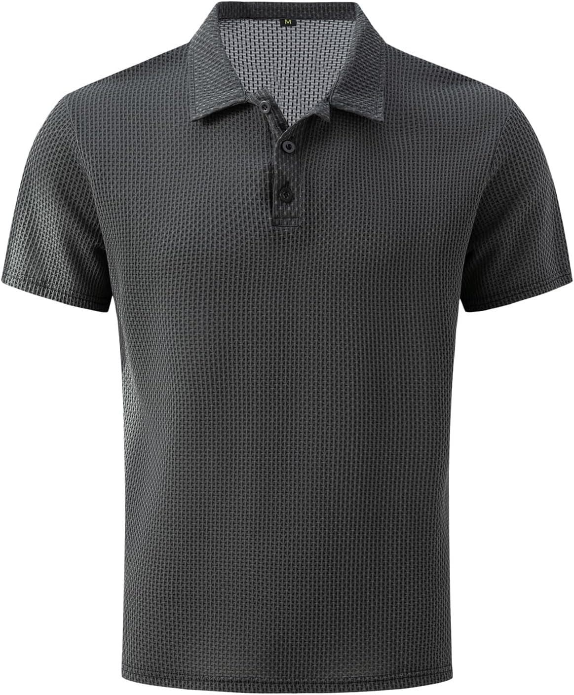 Generico Breeze Polo Uomo Manica Corta Asciugatura Rapida Traspirante Tennis Polo Shirt Camicie Estate per Uomo Button Front T-Shirts Sport Shirt Basic Regular Fit Golf