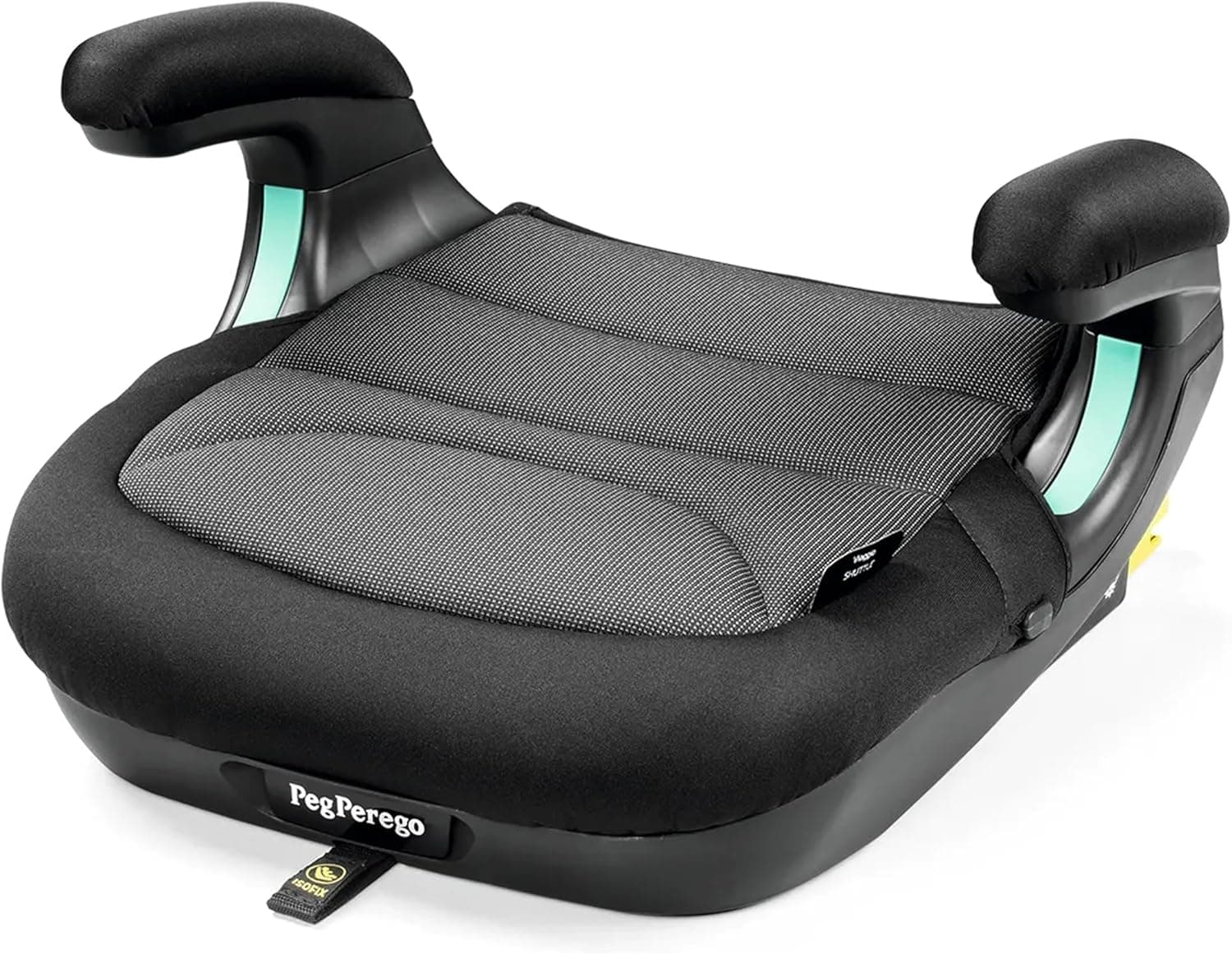 PEG Viaggio Shuttle Seggiolino Auto, Rialzo Auto con ISOFIX per Bambini da 125 a 150 cm (6-12 anni), 22-36 kg, Crystal Black
