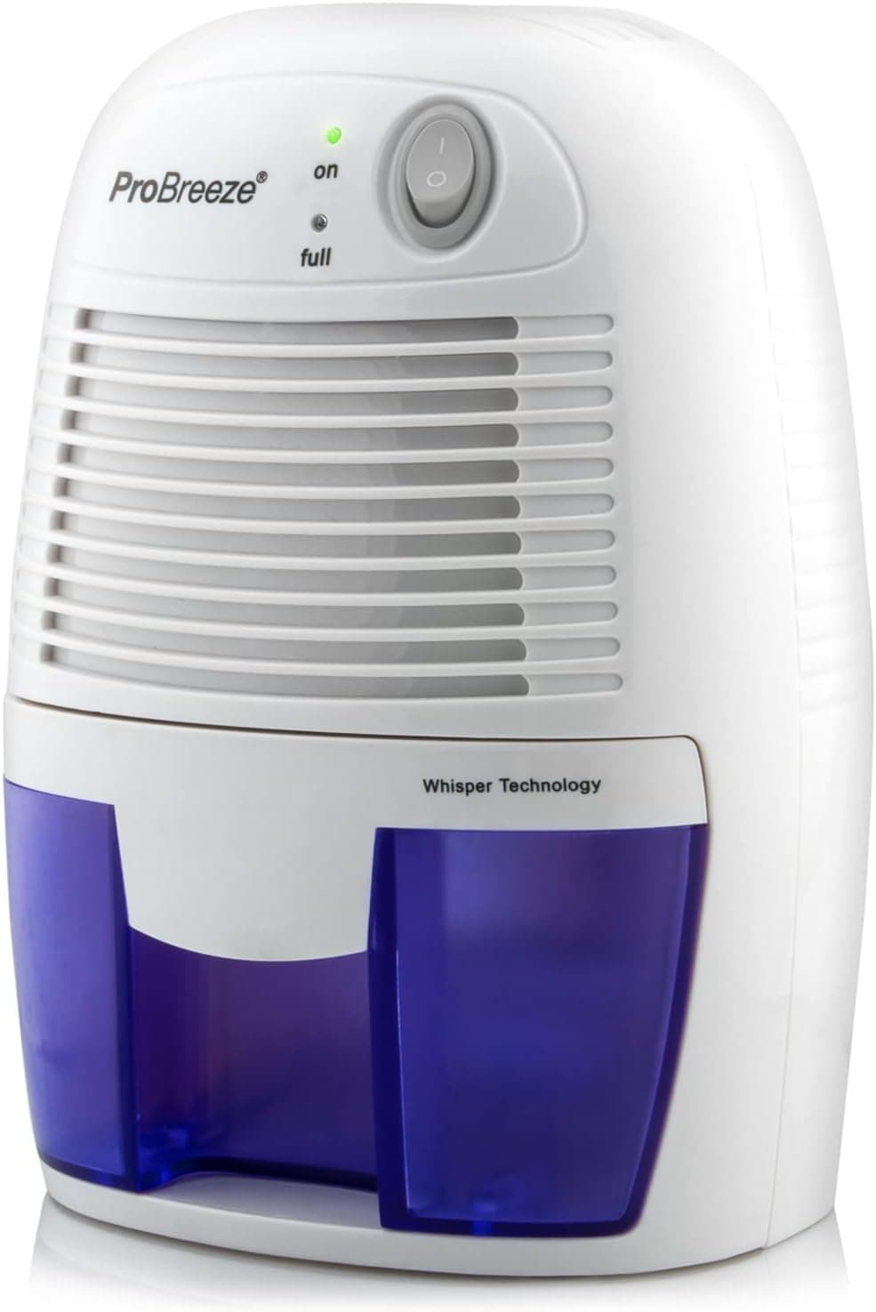 Pro Breeze Deumidificatore Casa 500ml, Deumidificatore Mini Compatto, Silenzioso e Portatile, per Muffa e Umidità, ideale per Casa, Cucina, Camera da letto, Camper, Ufficio, Garage, Bagno e Cantina