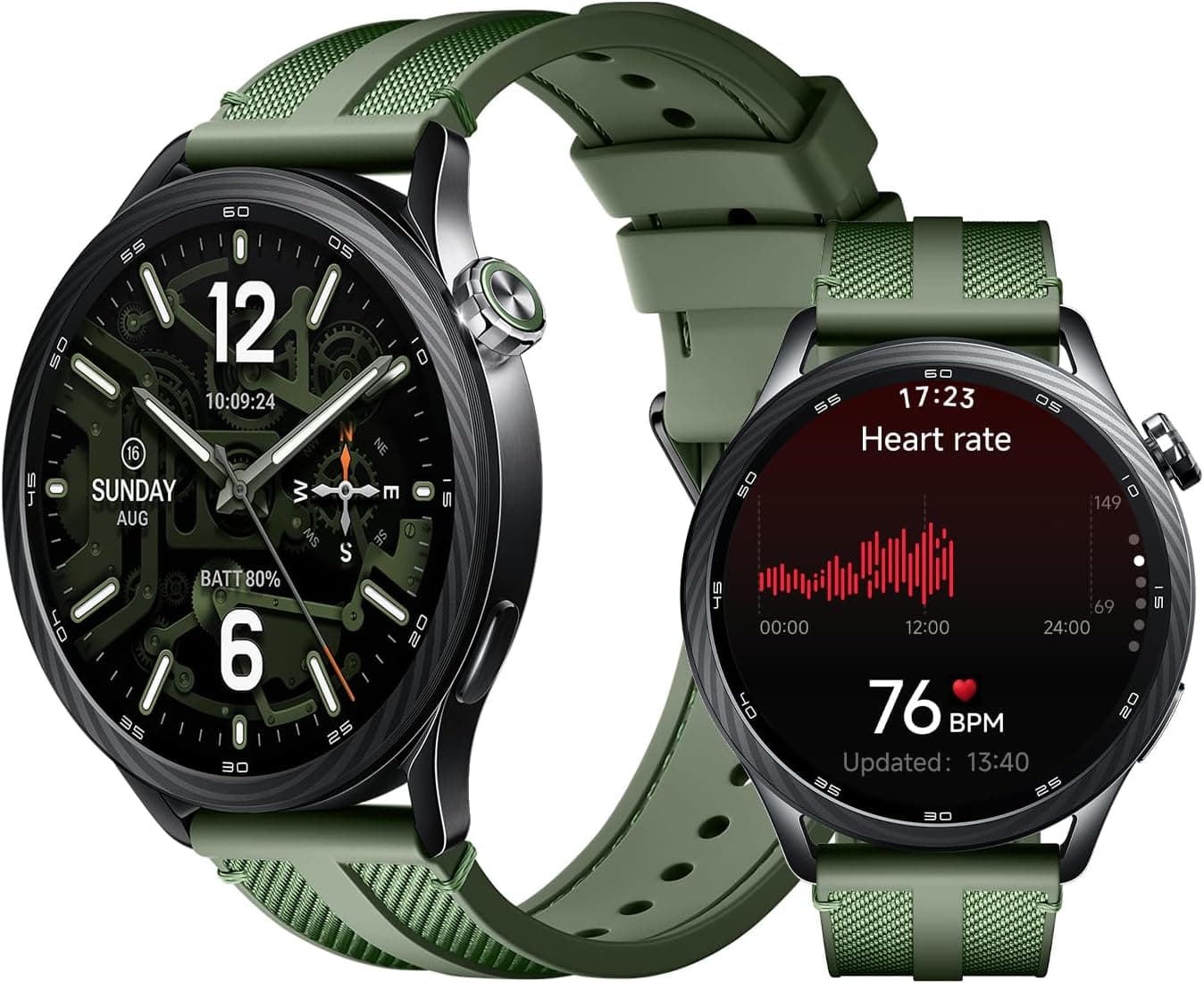 XIAOMI Watch S5 46 mm, Smartwatch per Uomo/Donna, AMOLED da 1,48", Fitness Tracker con Monitoraggio del Sonno, 21 Giorni, 150+ Modalità Sportive, GPS Dual-Band, NFC, Android&iOS, Verde giungla